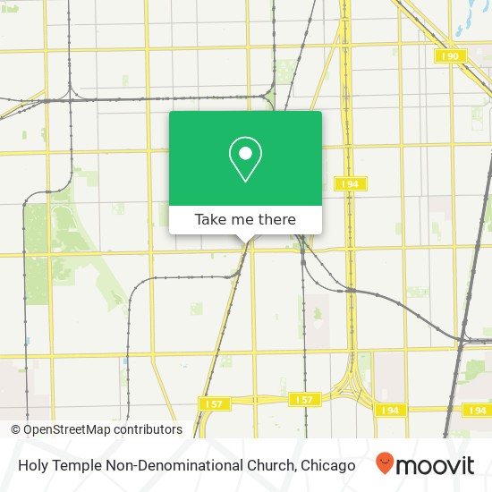 Mapa de Holy Temple Non-Denominational Church