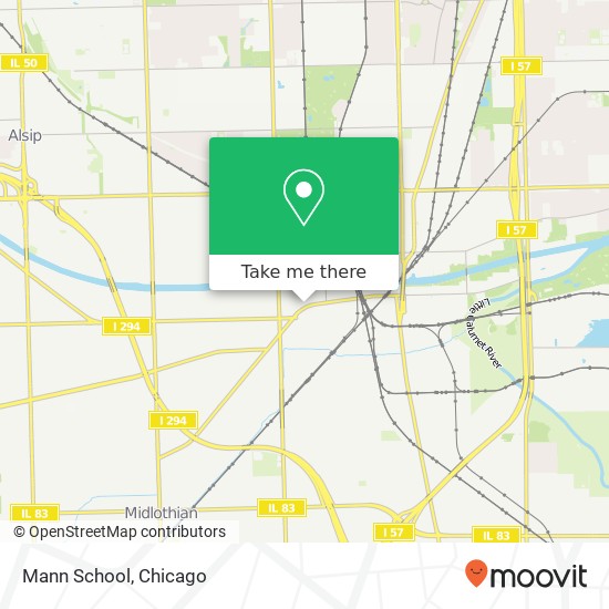 Mann School map