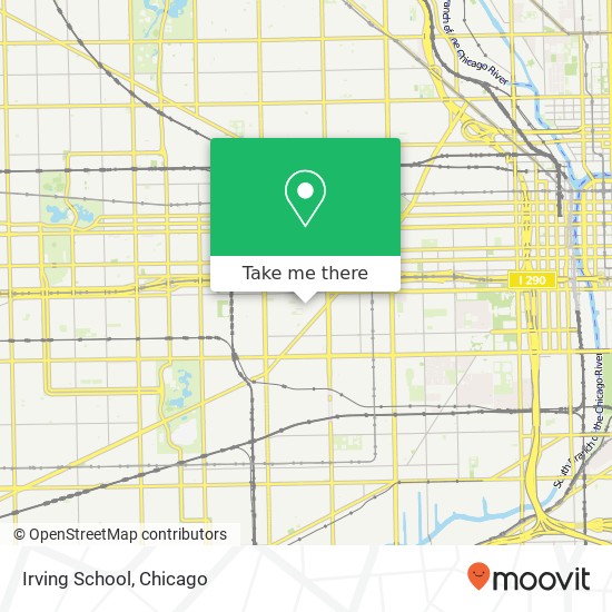 Mapa de Irving School