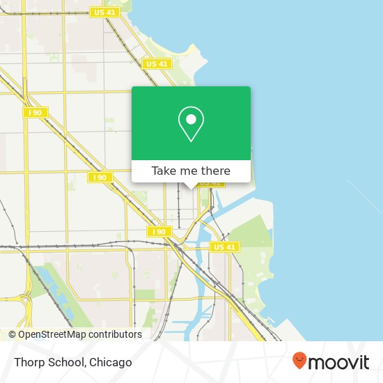 Thorp School map