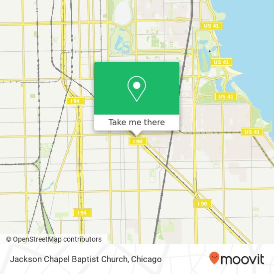 Mapa de Jackson Chapel Baptist Church