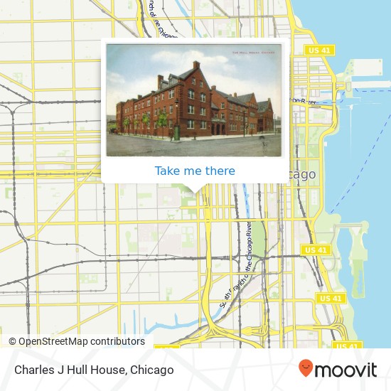 Mapa de Charles J Hull House