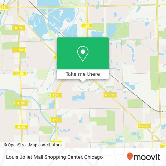Mapa de Louis Joliet Mall Shopping Center