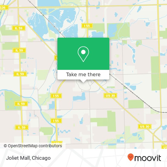 Mapa de Joliet Mall