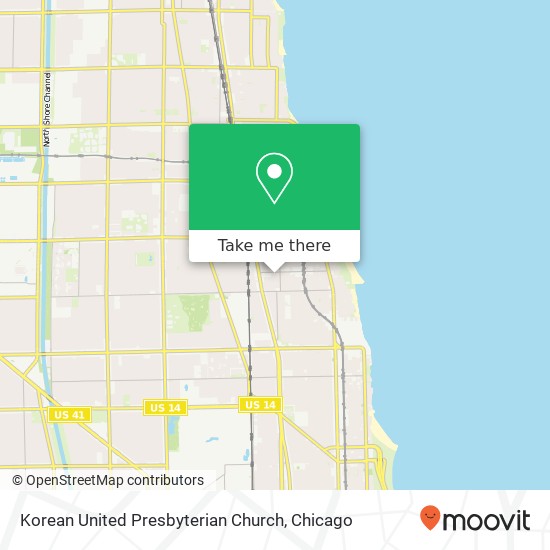 Korean United Presbyterian Church map