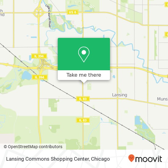 Lansing Commons Shopping Center map