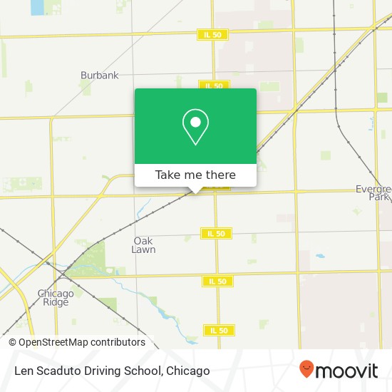 Len Scaduto Driving School map