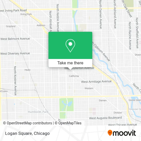 Logan Square map