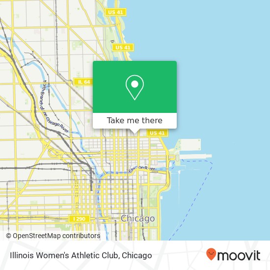 Illinois Women's Athletic Club map