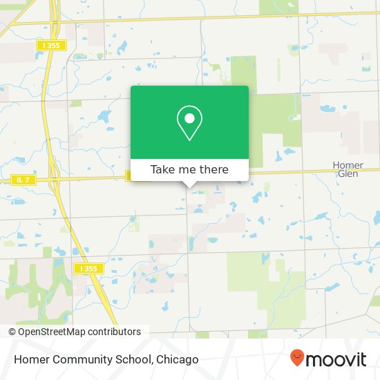 Mapa de Homer Community School