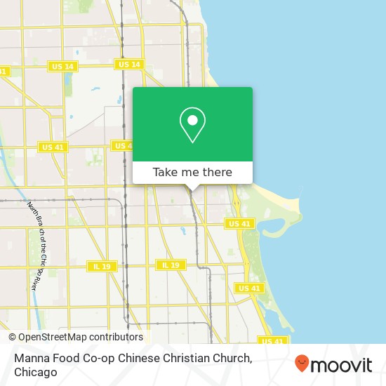 Mapa de Manna Food Co-op Chinese Christian Church