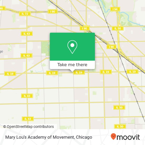 Mary Lou's Academy of Movement map