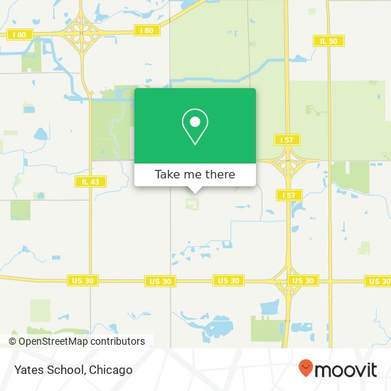Mapa de Yates School