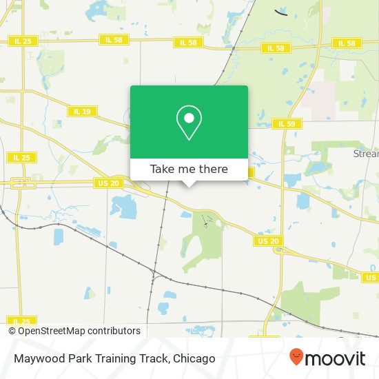Maywood Park Training Track map