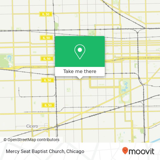 Mercy Seat Baptist Church map