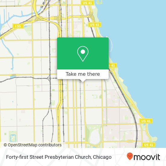 Forty-first Street Presbyterian Church map
