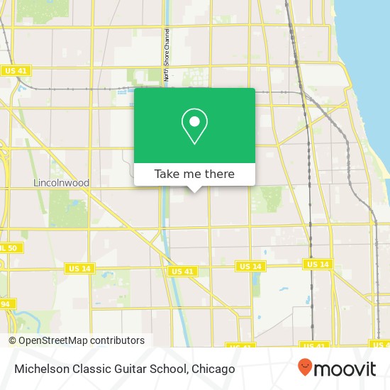 Michelson Classic Guitar School map