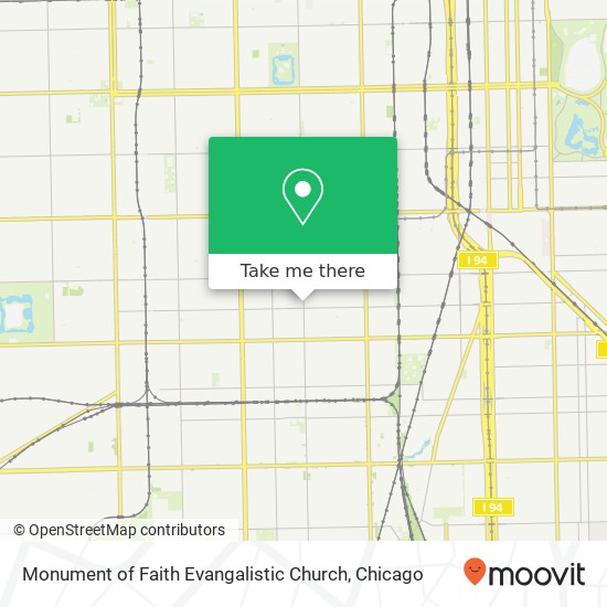 Mapa de Monument of Faith Evangalistic Church