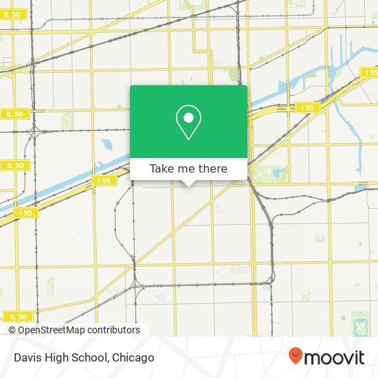 Mapa de Davis High School