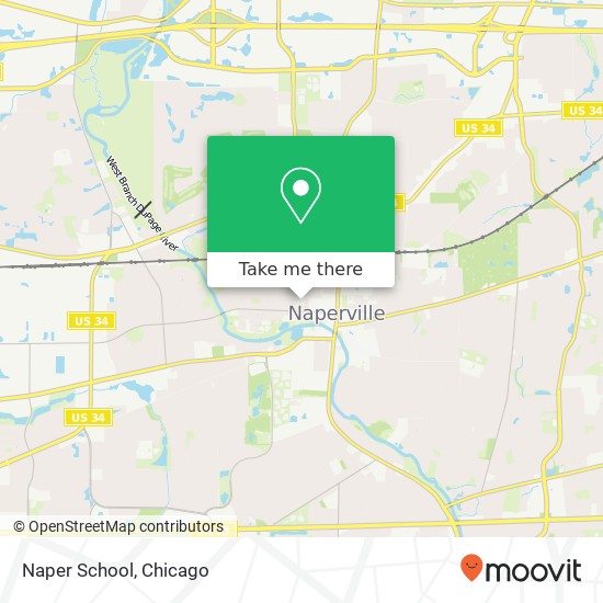Mapa de Naper School