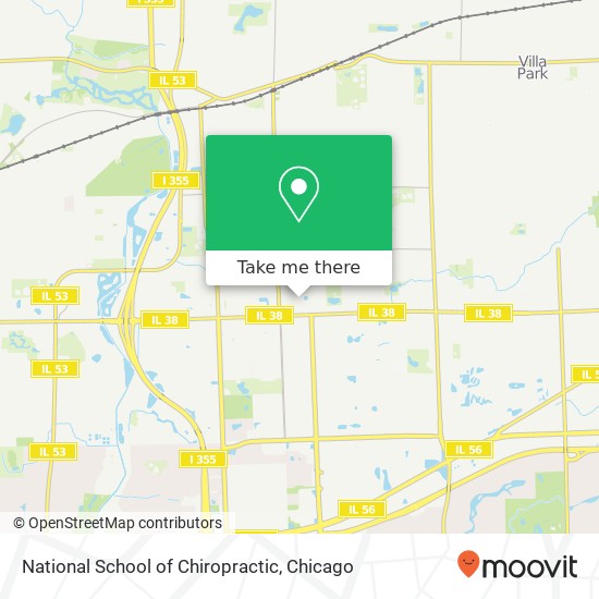 National School of Chiropractic map