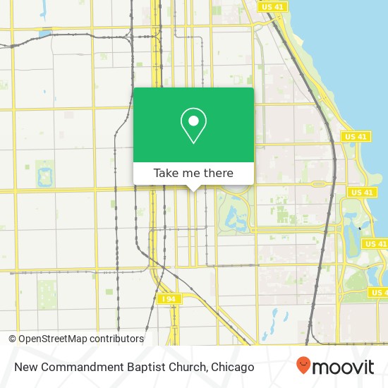 New Commandment Baptist Church map