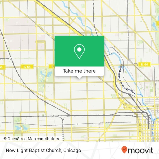 New Light Baptist Church map