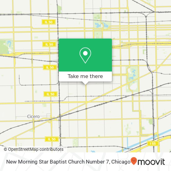 Mapa de New Morning Star Baptist Church Number 7