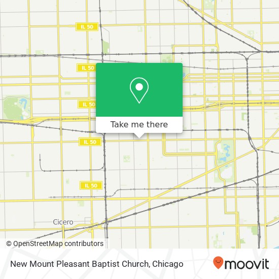 Mapa de New Mount Pleasant Baptist Church