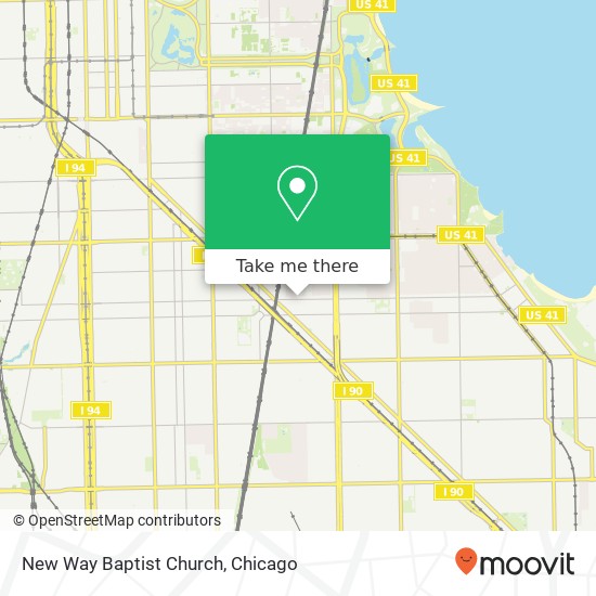Mapa de New Way Baptist Church