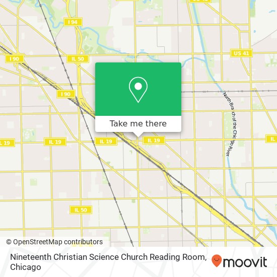 Nineteenth Christian Science Church Reading Room map