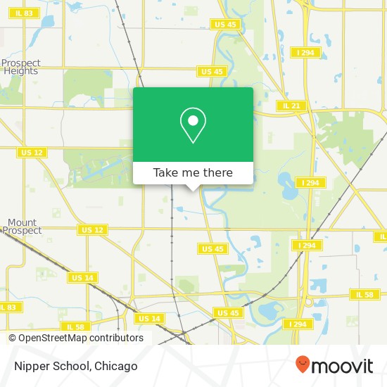 Mapa de Nipper School