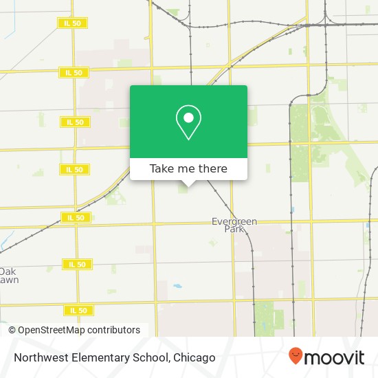 Mapa de Northwest Elementary School