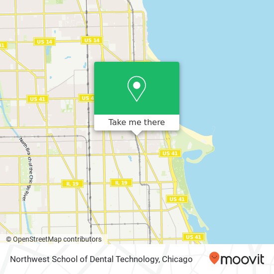 Mapa de Northwest School of Dental Technology