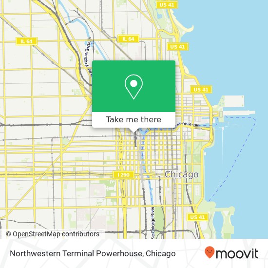 Northwestern Terminal Powerhouse map