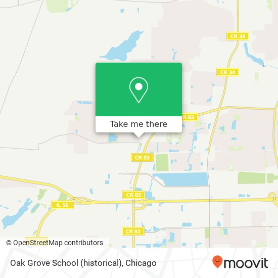 Mapa de Oak Grove School (historical)