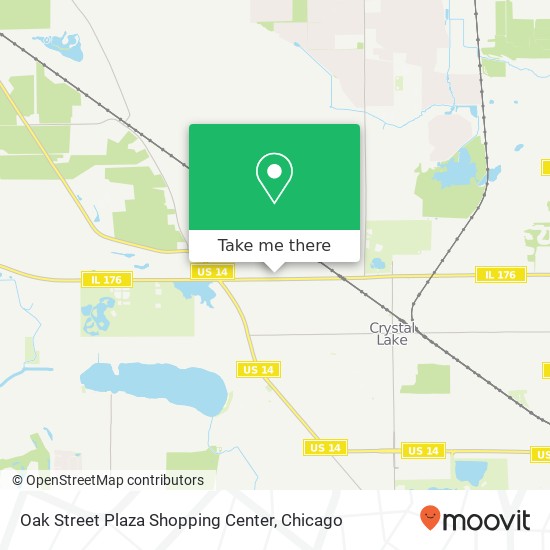 Oak Street Plaza Shopping Center map