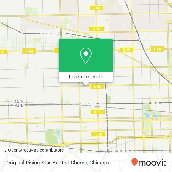 Original Rising Star Baptist Church map
