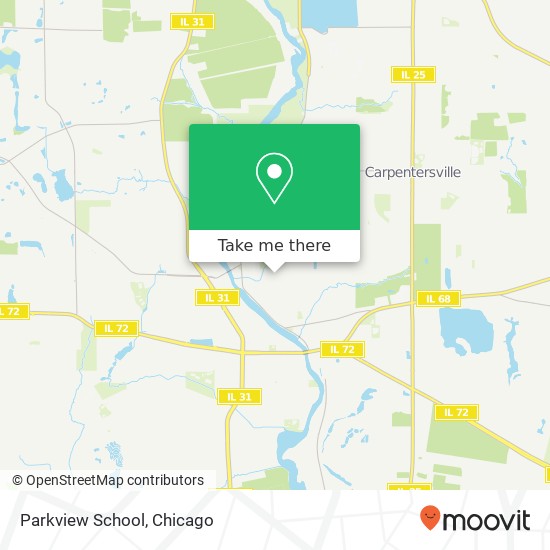 Mapa de Parkview School