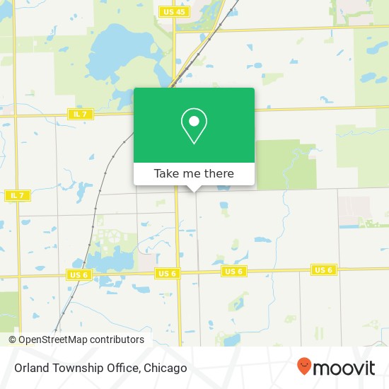 Orland Township Office map