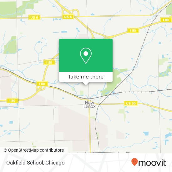 Oakfield School map