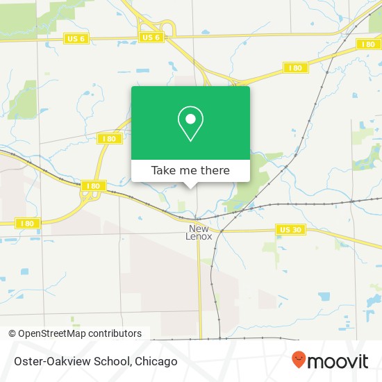 Oster-Oakview School map