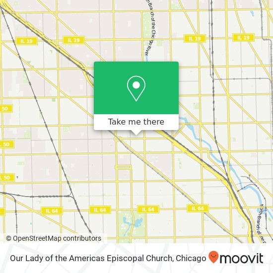 Our Lady of the Americas Episcopal Church map