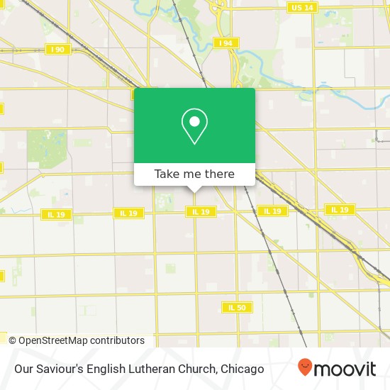 Mapa de Our Saviour's English Lutheran Church