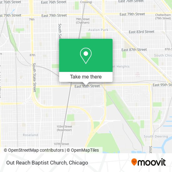 Mapa de Out Reach Baptist Church