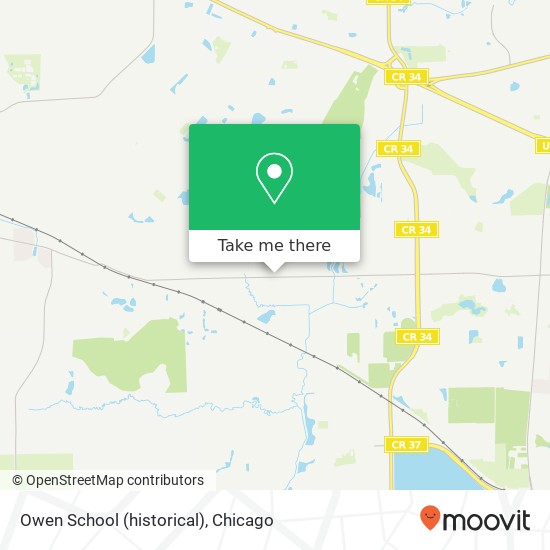Owen School (historical) map