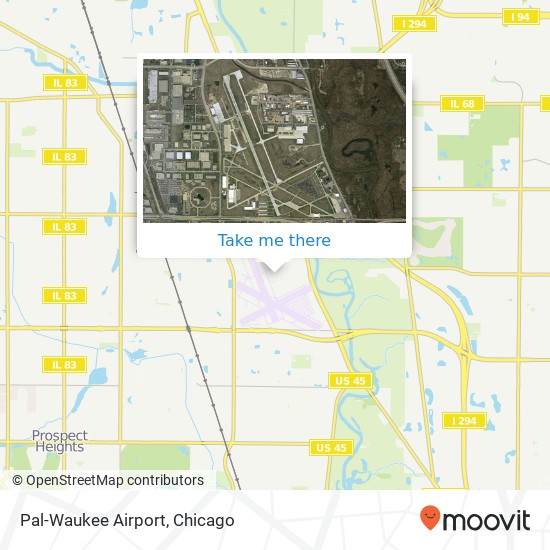 Mapa de Pal-Waukee Airport