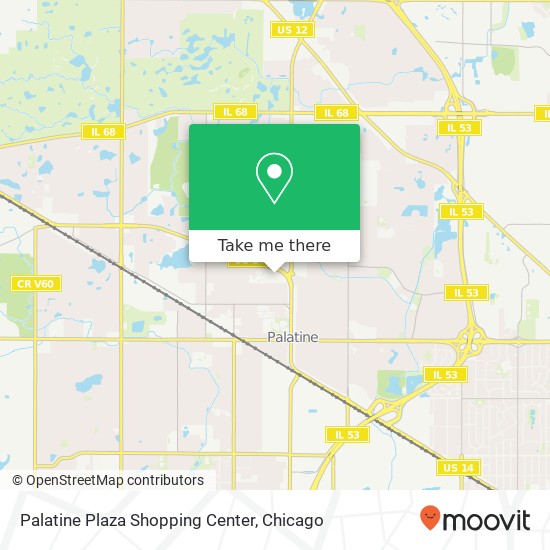 Mapa de Palatine Plaza Shopping Center