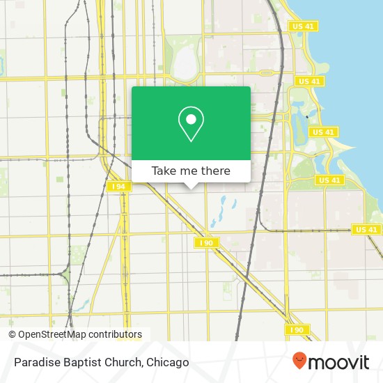 Mapa de Paradise Baptist Church