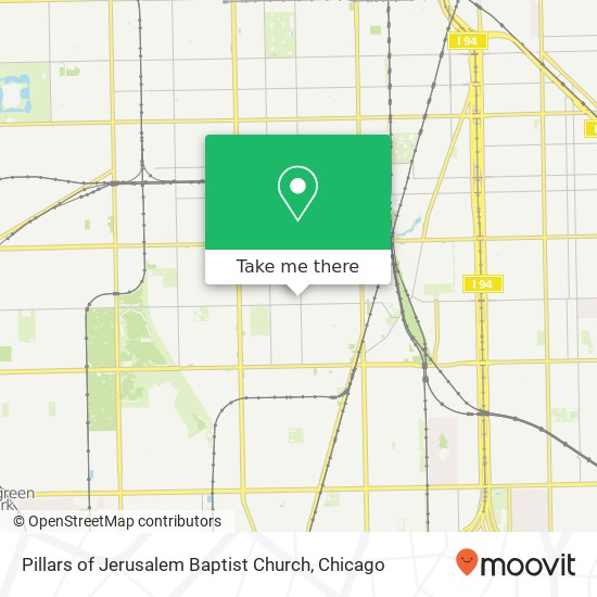 Pillars of Jerusalem Baptist Church map